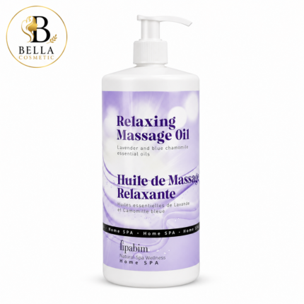Huile de Massage Relaxante Lavande & Camomille Bleue