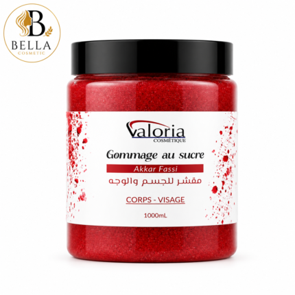 Gommage Aker Fassi au Sucre 1KG | Exfoliant Corps & Visage Professionnel Maroc